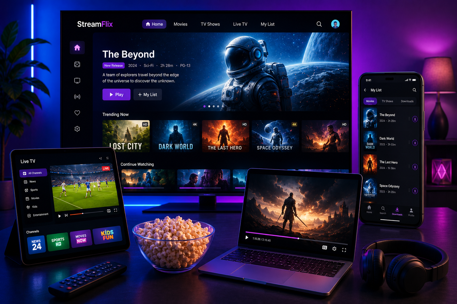 OTT and Live Streaming Platforms