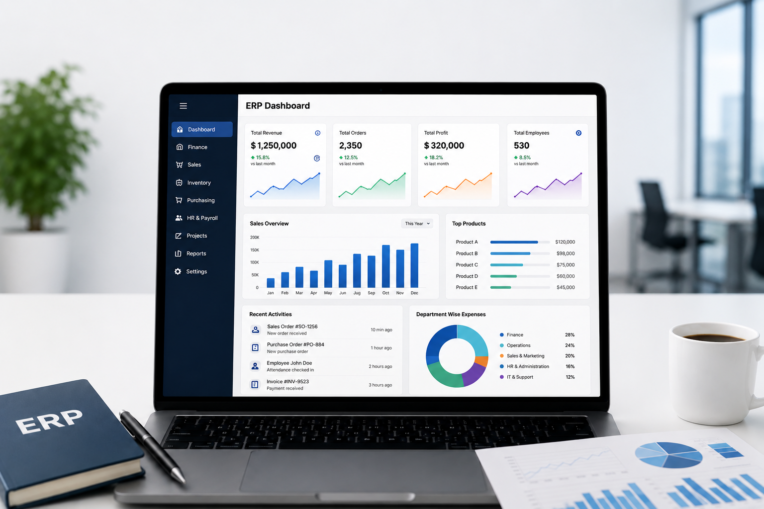 How ERP Solutions Connect Business Operations in One Platform